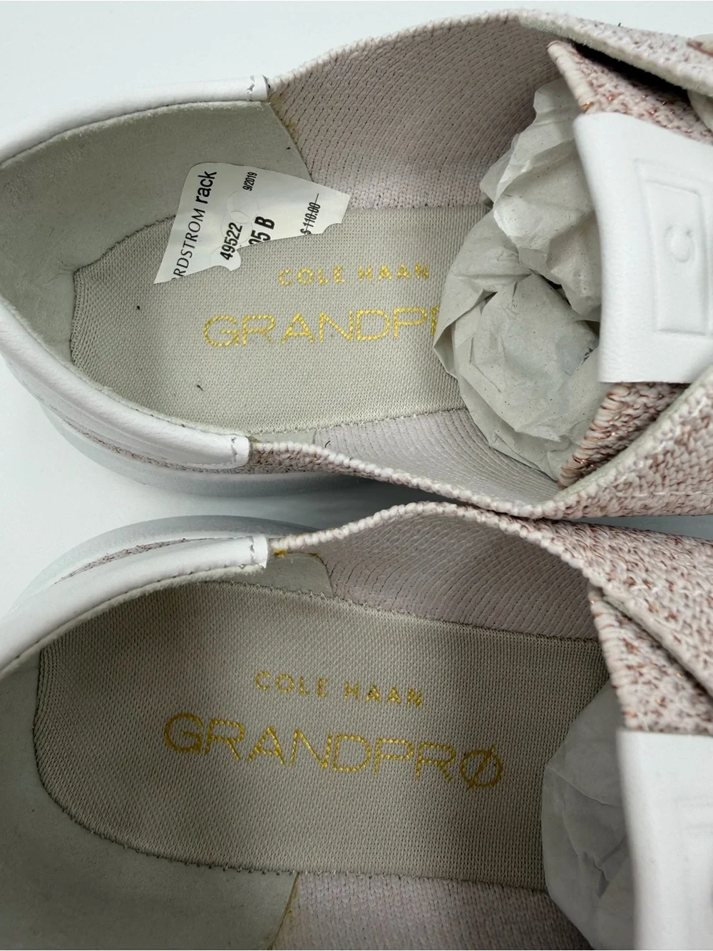 Cole Haan Women Grandpro Stitchlite Tennis Sneakers New Size 9.5 Pink